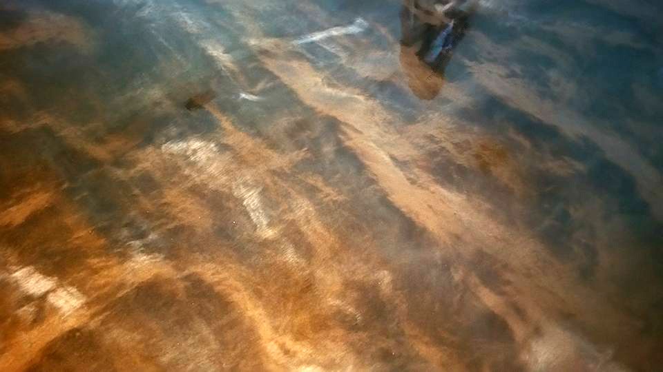 Example residential concrete coating transformation